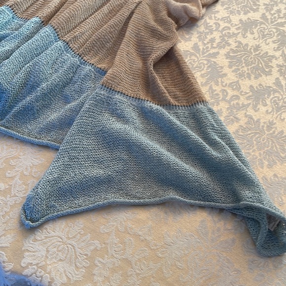 Free People “Storm Clouds” knit weave pullover top - Picture 8 of 13